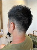 メンズ　ベリーショート　おしゃれボウズ