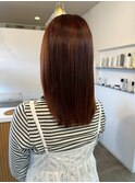 髪質改善　透明感カラー　艶髪　縮毛矯正　質感ストレート