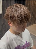 ブラウンカラー×ツイスパ