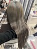 極上の艶、手触りカット+髪質改善カラートリートメント¥23,100→¥16,900