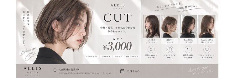 アルビス(ALBIS)のサロンヘッダー
