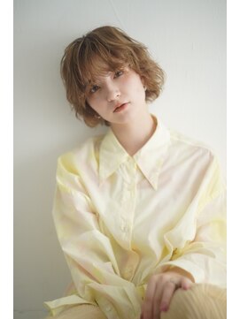 ソワン ドゥ ブレス 立花店(soin de brace) ショートボブxパーマ/ココアベージュ