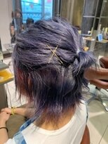 ヘアリゾートユア 新大久保店(hair resort YuA) ピンク紫