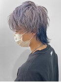 ヘアメイクオズ&佐藤魁斗　パープルウルフ