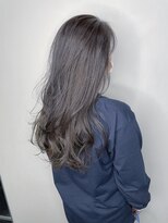 フロート 小阪店(float) アッシュグレー_マロンベージュ Aラインボブ かきあげ