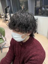 ヘアサロン アウラ(hair salon aura) ウルフ波巻きパーマ