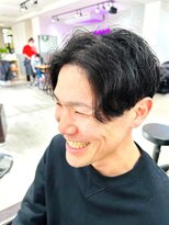 ラッキーヘア 加古川(Lucky Hair)&nbsp;メンズセンターパート×ハンサムショート【シン】