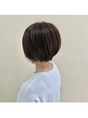ショートボブ極細ハイライト
