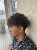ワンネスヘアーサロン(oneness hair salon)&nbsp;マッシュ刈り上げツイストパーマ