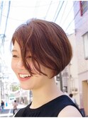 ニュアンスカラーハンサムショート大人ショート