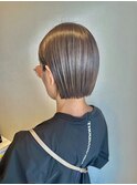 筋の出ないシークレットハイライト/20代30代40代/ミニボブ