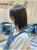 切りっぱなしロブ☆美髪ボブ/美髪矯正[北千住]