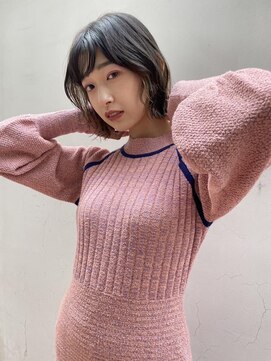 エアー 横浜(AIR) 【湯田】顔まわりレイヤーボブ