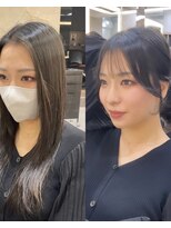 ロンドアヴァントゥス 池袋(Lond aventus)&nbsp;韓国レイヤー/韓国風/ボブ/髪質改善/黒髪/ブリーチなし〔池袋〕