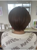大人／40代／50代／くびれ/ショート／グラデーション／レイヤー/