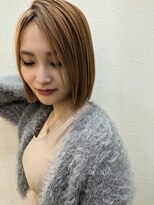 エッセンス(essence) 切りっぱなしボブ　　　ーオレンジverー