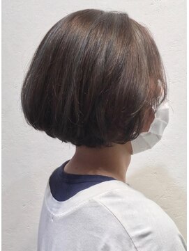 ヘアーリゾートガーデン 南林間店(Hair Resort Garden) シアーカラー/ニュアンスカラー/ネビージュ/大人ラウンドボブ