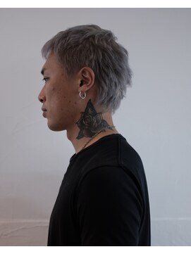 ランズサンズ 表参道(runsuns) シルバーマレットヘア原宿/メンズ/メンズカット/メンズパーマ