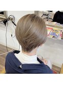 【白髪ぼかし】ミルクティーベージュカラー..~**.