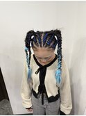 コーンロウスタイル
