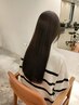 再現性カット＋前髪シルクストレート