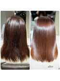 超高濃度水素プレミアムエイジングケアストレート＃縮毛矯正