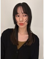 ロールアップスリーブス(ROLL UP SLEEVES)&nbsp;natural straight/ステップカット