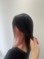 ラベスト バイ セロ 池袋メトロポリタン前(LOVEST by CERO)&nbsp;インナーカラー／ピンクオレンジ