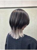 くびれヘア/暗めカラー/アプリコットオレンジ/縮毛矯正