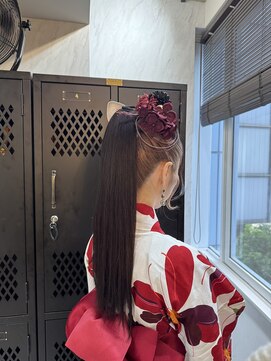 ヴァイス 渋谷店(VAICE) ポニーテール/浴衣着付け/ヘアセット
