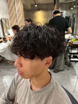 ビカムメンズヘアー 栄店(become men's hair) 縦落ちパーマ波巻きツイスパ名古屋栄