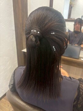 アミリー ひたち野うしく店(Amily) ハイライトバレイヤージュダブルカラーケアブリーチ20代30代