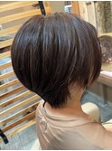ハイライト×ショートボブ
