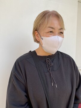 白髪ぼかしハイトーンカラー