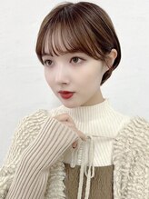 リアンズ(Lien's)&nbsp;丸み小顔ショート×ツヤブラウン