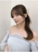 韓国顔まわりカット