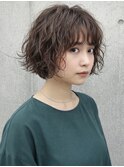 ボブ／パーマ/ゆるふわ