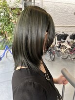 シダミノオ(sida MINOH)&nbsp;ブリーチなしダブルカラー/オリーブグリーン/オリーブグレージュ