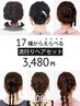 17種からえらべる流行りヘアセット