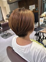 エミュー(emue) 20代30代◎前髪なし丸みショートボブ