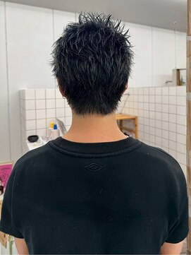 シーン(SCENE) スパイキーショート 短髪 暗髪 ネオザックスパイキーショート