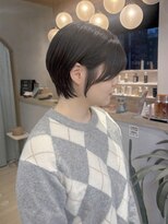 ロンドアジュール 横浜(Lond azur) ハンサムショートウルフ/20代30代40代50代/顔周りカット
