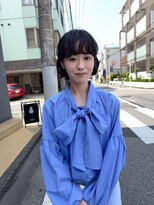 フィット ヒュー 千葉(fit hue) ミルクティーブロンド/ダークブルー/デジタルパーマ/千葉駅