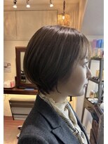 ヘアリゾート粋 ドゥオ 新宿南口店(dua) 大人ショート/ショートヘア/ショートカット/白髪ぼかし/