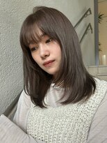クラフト ヘア デザイン(CRAFT HAIR DESIGN) 柔らかく上品な透明感カラー×ナチュラルなレイヤースタイル