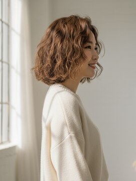 オアシスアヴェダ ザ・ペニンシュラ東京(OASIS AVEDA) #20代30代パーマボブウェーブゆるふわニュアンスハードクルクル