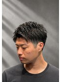 アップバング×ショートスタイル
