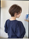 上品ショートのボブ