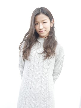 エル バイ ファースト(L by first) 【L by first】インナーカラーグラデーション×センターパート