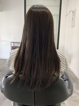 パティオン(PATIONN) ロングスタイル☆赤みの出にくいグレージュでツヤサラに！